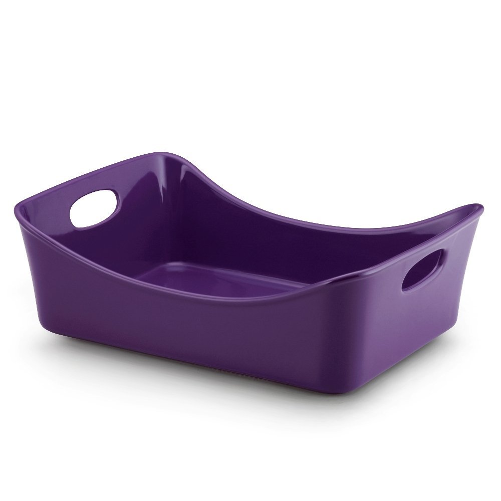 Rachael Ray Stoneware 9-Inch by 13-Inch Rectangular Lasagna Lover Pan – Just $32.99!