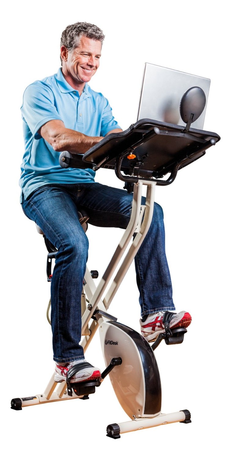 FitDesk 2.0 Desk Exercise Bike with Massage Bar – Just $197.00!