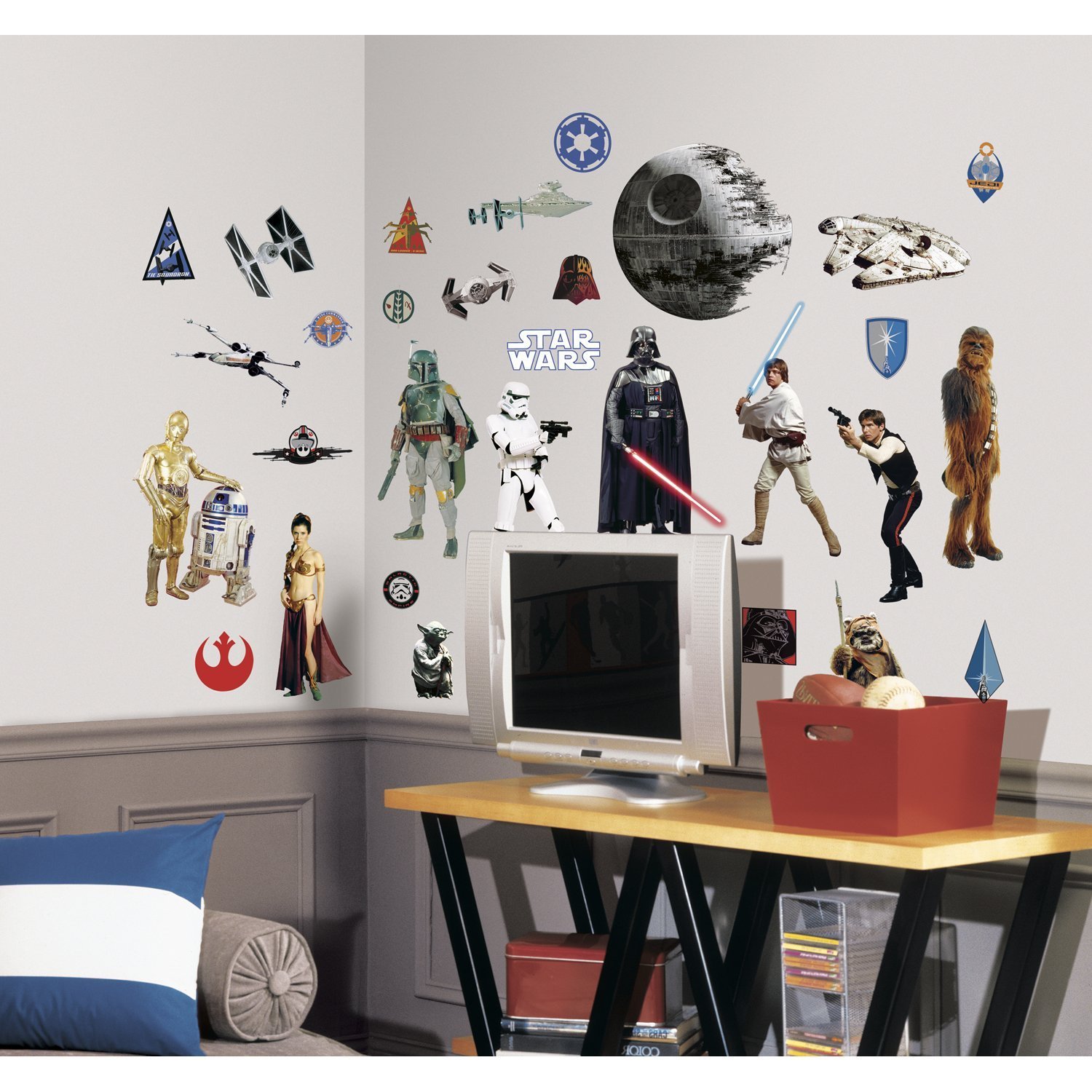 Roommates Star Wars Classic Peel And Stick Wall Decals – Just $9.20!