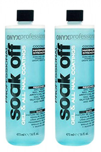 Onyx Professional Soak Off Coconut Scented Shellac & Gel Nail Polish Remover 2-Pack Just $6.94!