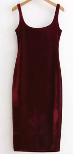 Velvet Tank Dress Just $6.98!