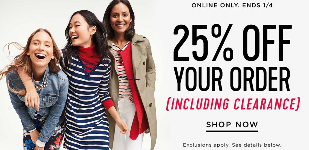 Save 25% Off Your Entire Order At Old Navy Including Clearance! Plus, Old Navy Active & Jeans Are On Sale Too!