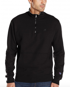 Champion Men’s Powerblend Quarter-Zip Fleece Jacket Size Small As Low As $12.60!