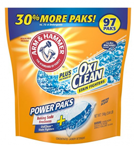 Arm & Hammer Plus Oxi Clean Power Paks Laundry Detergent 97-Count Just $8.48!