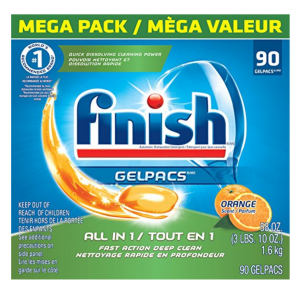 Amazon Prime Exclusive! Finish All-in-1 Gelpacs Orange 90-Tabs Just $10.78!