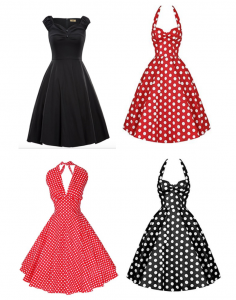 LUOUSE Classy Vintage 1950’s Rockabilly Swing Dress Just $30.00! (Reg. $69.99)