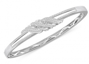 Macy’s Diamond Twist Bangle Bracelet $199.00! (Reg. $699.00)