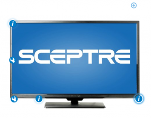 Sceptre 50″ 1080p 60Hz LED HDTV $269.99!