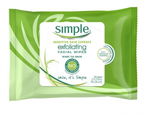 Amazon Prime Exclusive: Simple Exfoliating Wipes, 25 wipes, 4 Count Just $11.38!