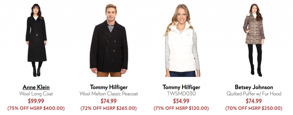 Save Up To 75% Off Designer Outerwear For Men & Women At 6pm!