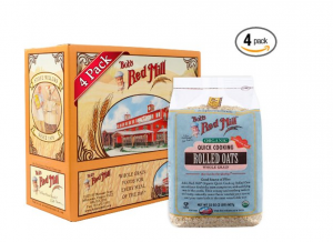 Bob’s Red Mill Organic Oats Rolled Quick, 32oz 4-Pack Just $11.54!