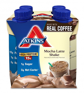 Atkins Ready To Drink Shake, Mocha Latte 11oz 4-Pack Just $3.79!