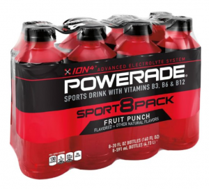 POWERADE Fruit Punch 8-Count 20oz Bottle Just $3.99 For Amazon Prime Members!