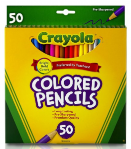 Crayola Colored Pencils 50-Count Just $5.90!