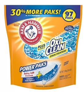 Arm & Hammer Laundry Detergent Plus OxiClean Power Paks 97-Count Just $8.48!