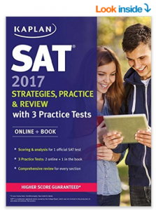 SAT 2017 Strategies, Practice & Review Kaplan Test Prep Book Just $11.49!