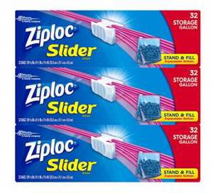 Ziploc Gallon Size Slider Storage Bags 96-Count Just $10.01!
