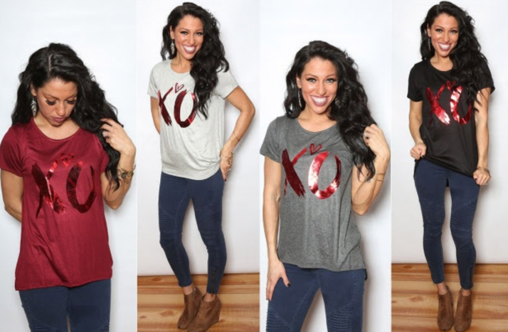 Darling XOXO Tops Just $14.99! Perfect For Valentine’s Day!