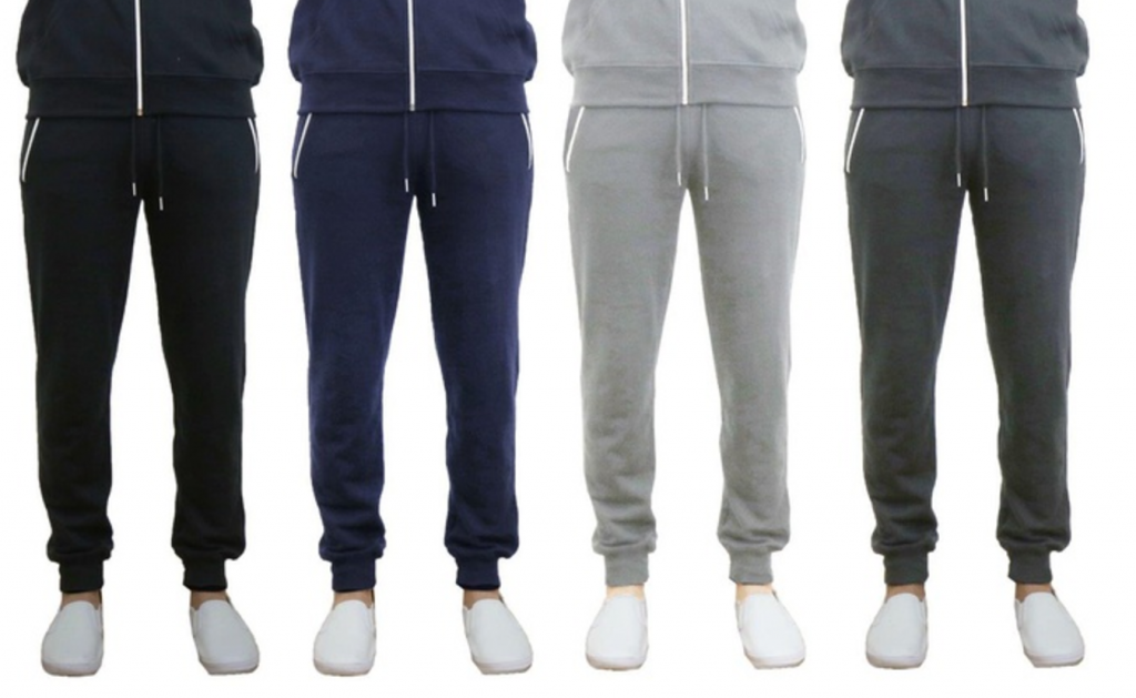 Men’s French Terry Jogger Pants Just $11.99 On Groupon!