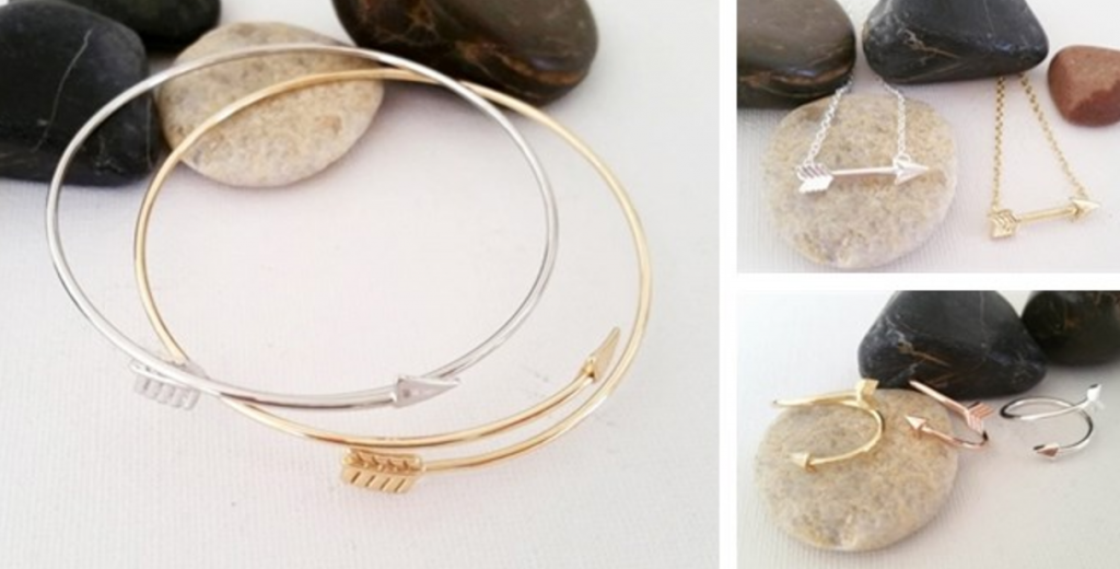 Arrow Rings, Necklaces and Bracelets Just $3.99!