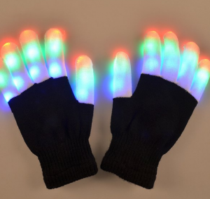 7-Mode LED Finger Lighting Color Changing Flashing Gloves Just $3.85!