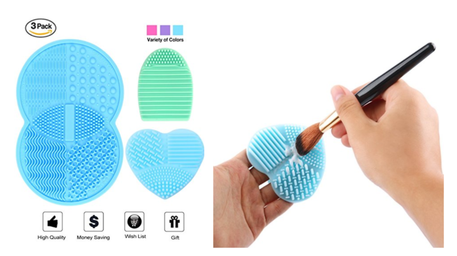 Set of 3 Mini Cosmetic Brush Cleaner Mats Just $10.99! (Reg. $19.99)