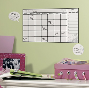 Dry Erase Calendar Peel & Stick Wall Decal Just $9.97! Perfect For College Dorm Rooms!