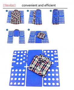 BoxLegend Blue Plastic Adjustable Clothes Folder $13.99! (Reg. $29.99)