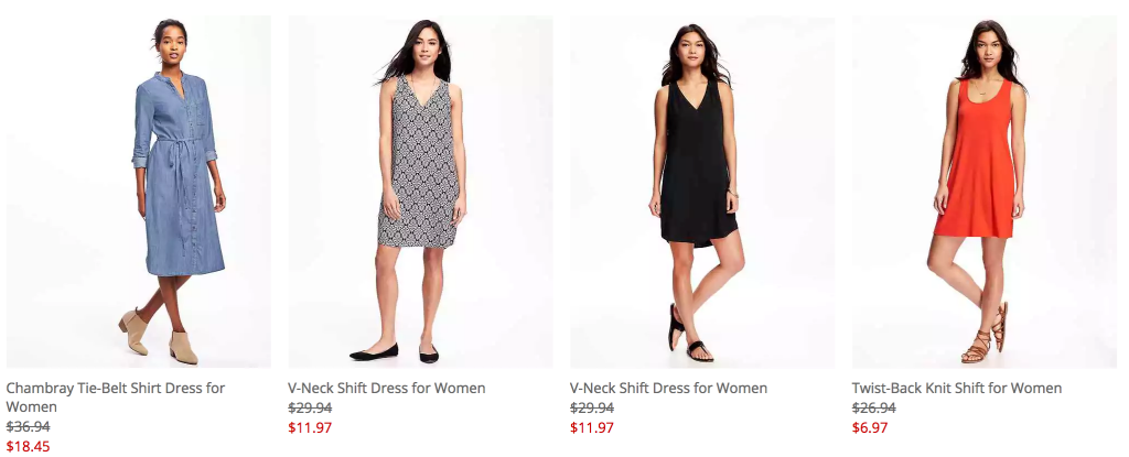 50% Off All Dresses At Old Navy Today Only!