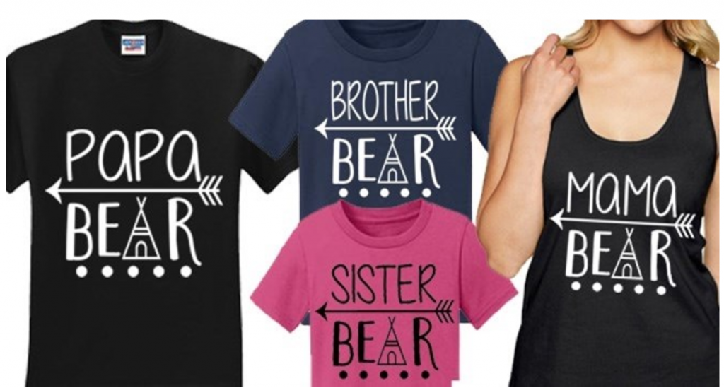 Family Bear Shirts Just $11.99!