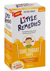 Little Remedies Sore Throat Pops 10-Count Just $2.88!