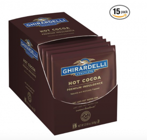 Ghirardelli Hot Cocoa 1.5-Ounce Envelopes 15-Count Just $9.02!
