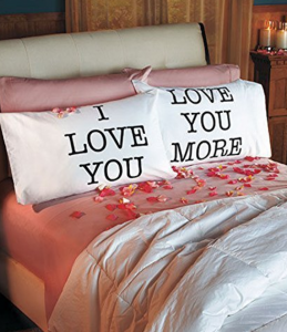 I Love You/I Love You More Pillowcases Just $14.90! Perfect Novelty Gift For Valentine’s Day!
