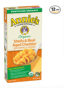 Annie’s Organic Macaroni and Cheese, Shells & Aged Cheddar Mac and Cheese 12-Pack Just $11.40!