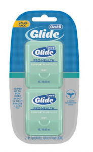 Oral-B Glide Pro-Health Comfort Plus Mint Flavor Floss 2-Pack Just $1.68 As Add-On Item!