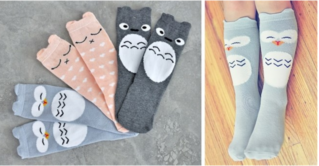 Adorable Knee-High Owl Socks Just $4.99!