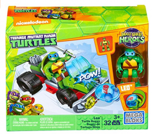 Mega Construx Teenage Mutant Ninja Turtles Half-Shell Heroes Leo Turtle Buggy Just $5.99 As Add-On Item!