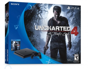 PlayStation 4 Slim 500GB Uncharted 4 Bundle $269.99!