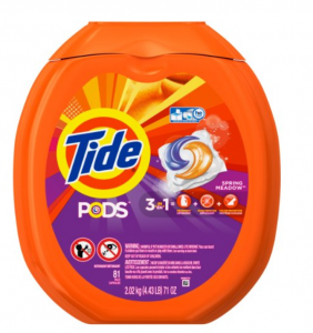 Tide PODS Spring Meadow HE Turbo Laundry Detergent Pacs 81-Count Just $15.99 Shipped!