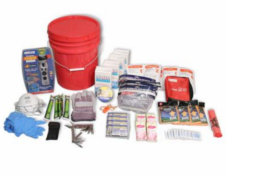 4-Person 3-Day Deluxe Emergency Kit in a Bucket Just $88.88 Today Only!