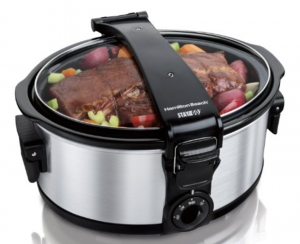 WOW! Hamilton Beach Stay or Go 6-Quart Portable Slow Cooker Just $22.09!