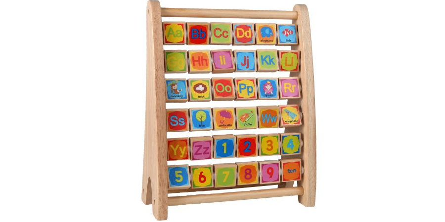 Spark. Create. Imagine. Wooden Flip Abacus—$12.08!