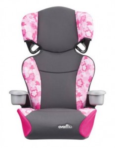 Evenflo Big Kid Sport High Back Booster Seat in Peony Playground Print – Only $26.88!