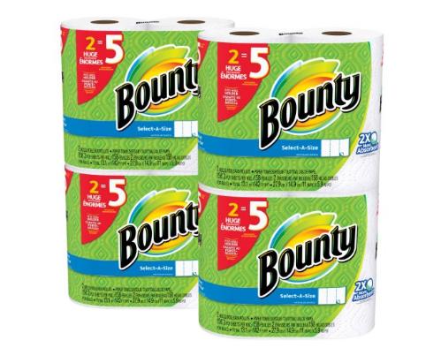 Bounty Select-a-Size Paper Towels, White, Huge Roll, 8 Count – Only $13.99! Exclusively for Prime Members!