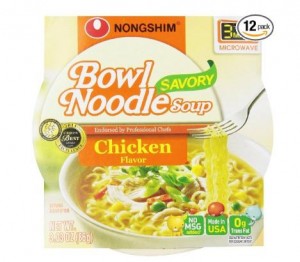 Nongshim Bowl Noodle Soup, Chicken, 3.03 Ounce (Pack of 12) – Only $6.99!
