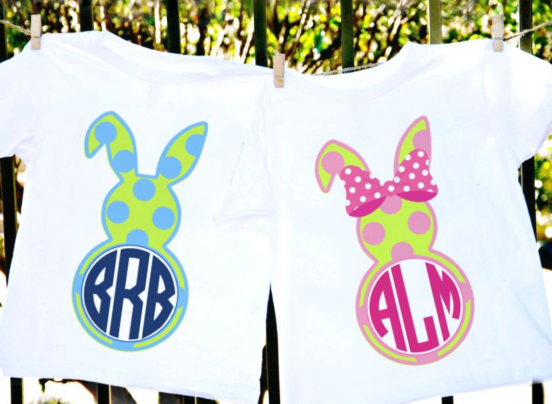 Kids’ Personalized Bunny Tees Only $10.95!! Great Easter Gifts!!