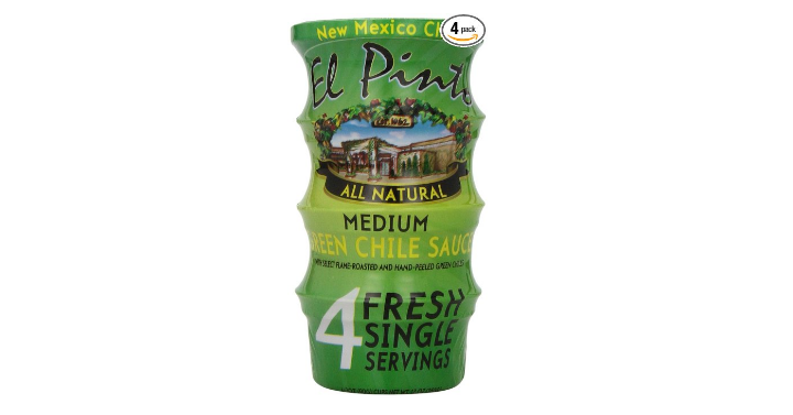 El Pinto Green Chile Sauce Portion Cups  (Pack of 4) Only $2.81 Shipped! That’s Only $0.70 Each!