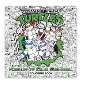 Kickin’ It Old School Teenage Mutant Ninja Turtles Adult Coloring Book – Only $7.86!