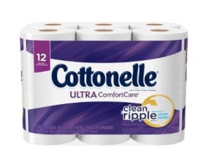 Cottonelle Ultra ComfortCare Toilet Paper, Bath Tissue, 12 Rolls – Only $3.74!