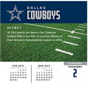 Turner Licensing Sport 2017 Dallas Cowboys Box Calendar – Only $8! *Lightening Deal*